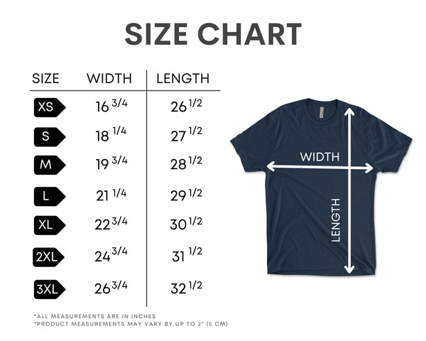 Shirt Size Chart – Seek One