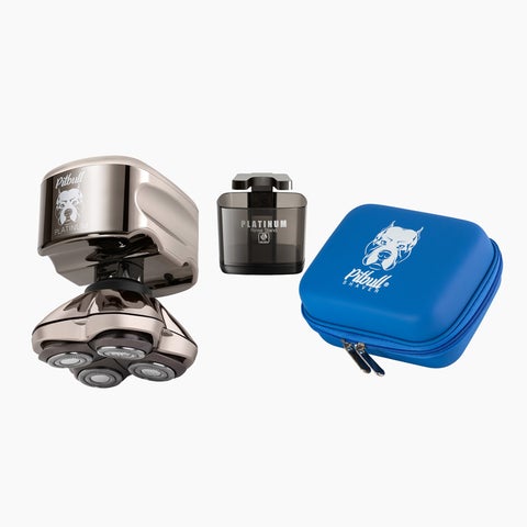 Rinse stand and travel case is included