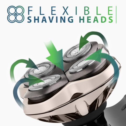 Skull shaver Baron pro 4 head have 360 degree flexible shaving head