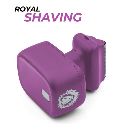 Royal shaving experience with one lion purple pro