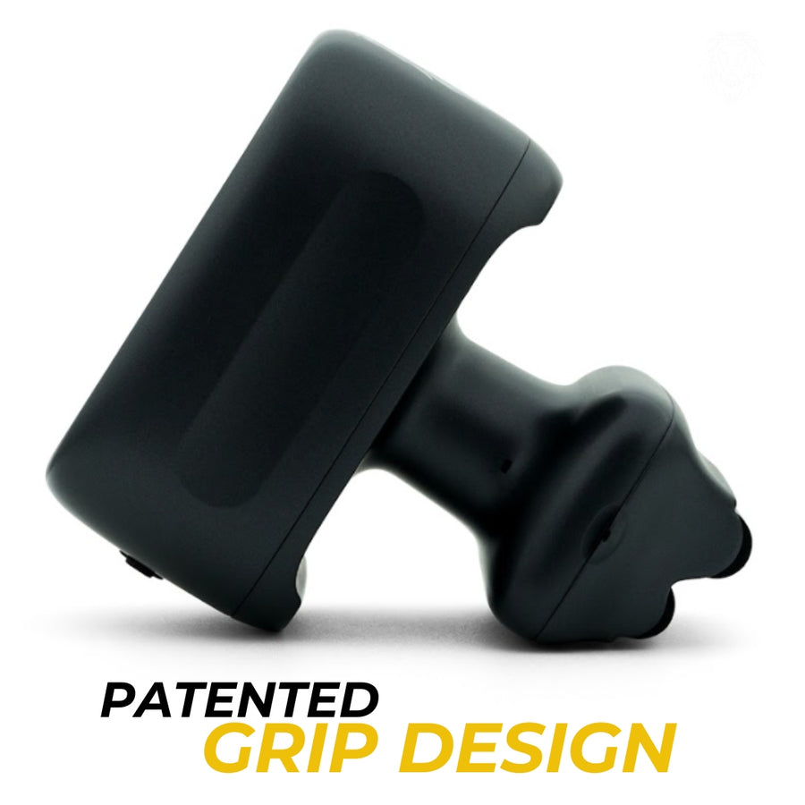 one lion gold pro has patented handle design and grip