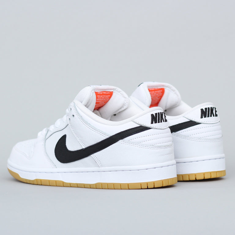 orange label nike sb white