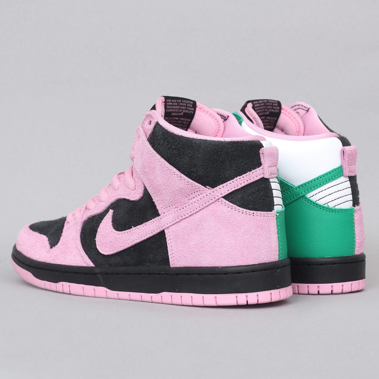 nike sb pink and green