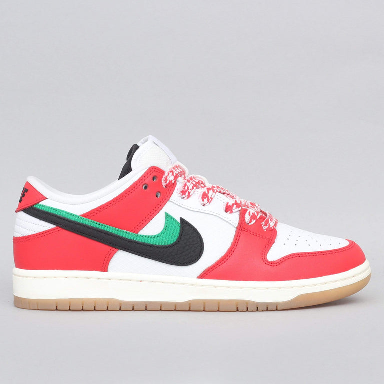 Nike SB Dunk Low Pro QS Shoes Chile Red / Black - White - Lucky Green –  Slam City Skates Releases