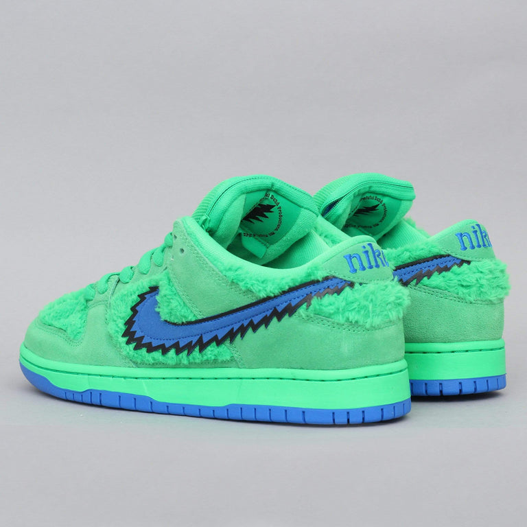 nike sb dunk low pro qs green spark