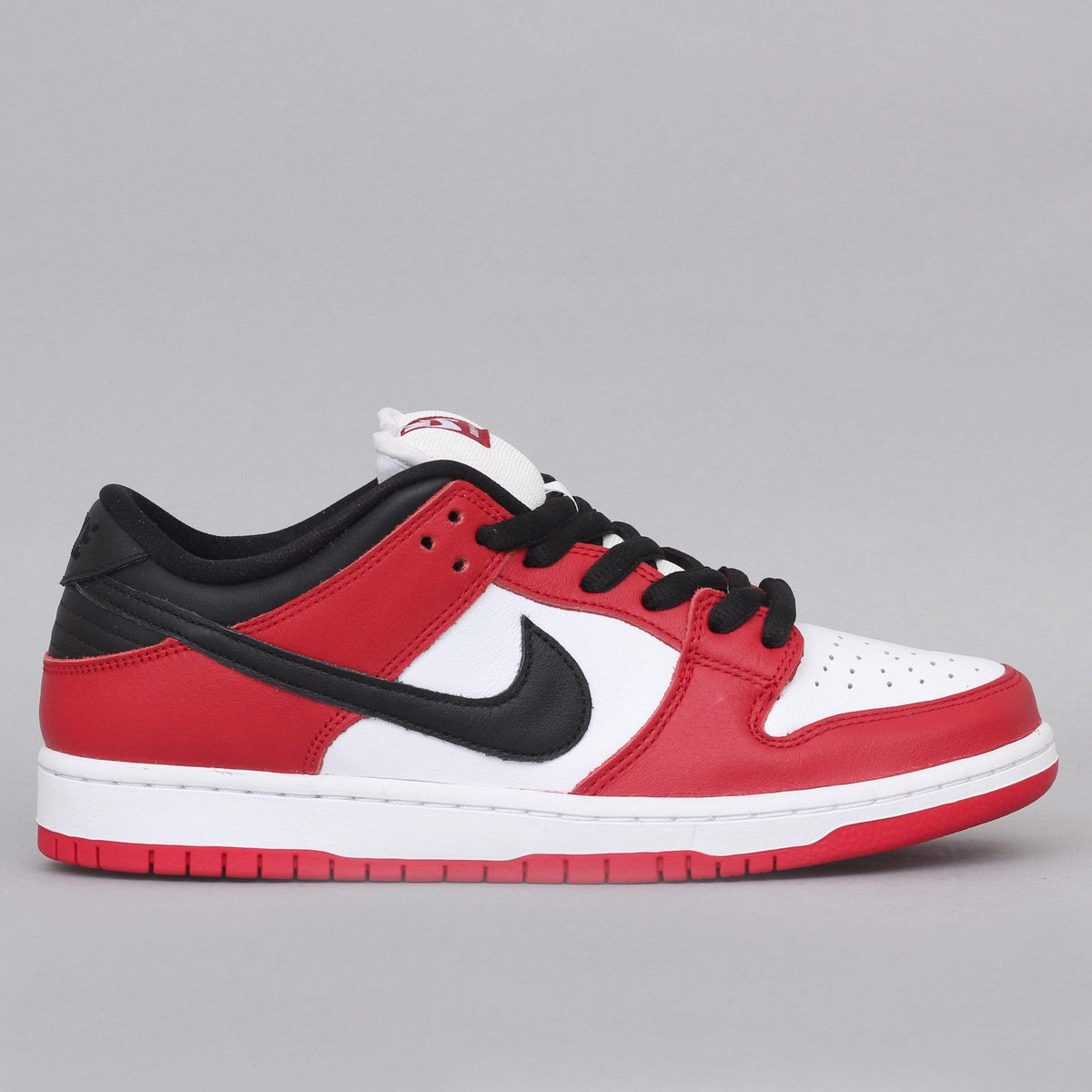 nike sb dunk red black