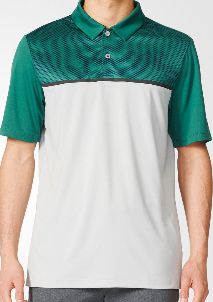 Adidas Golf Green Stone Climacool Camo Polo Shirt Sizes – Team MVP Sports