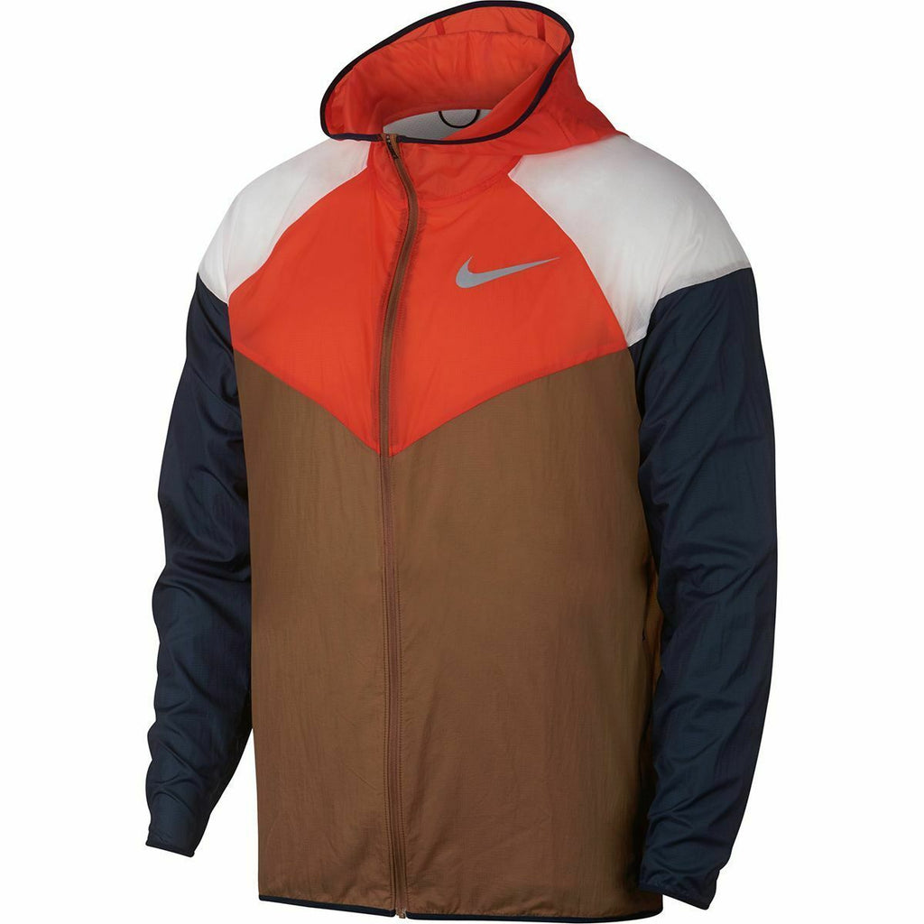 brown nike windbreaker