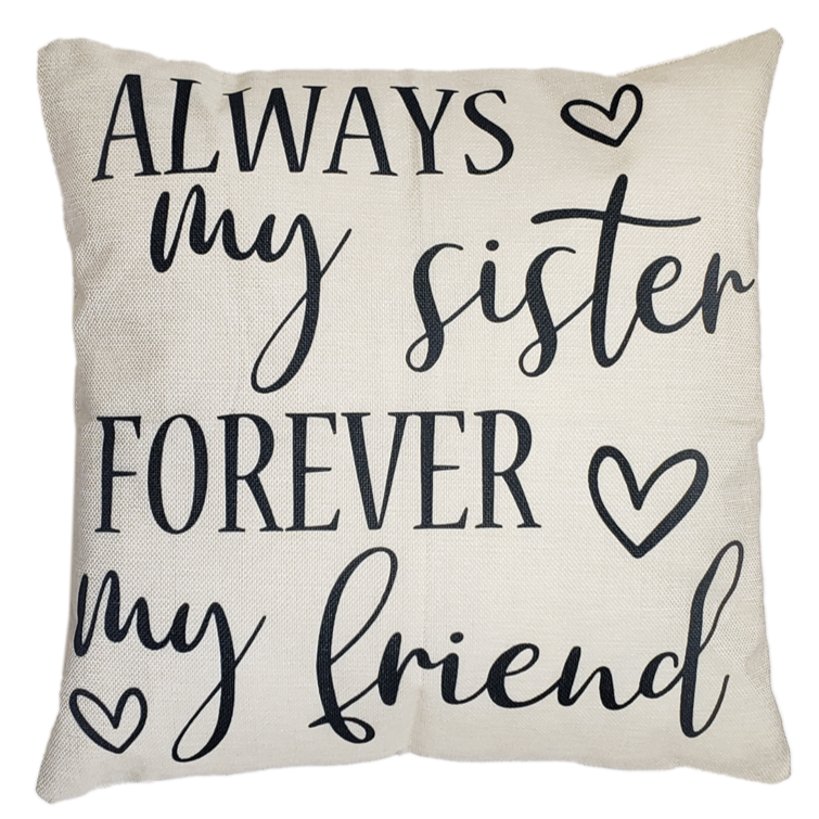 My Sister My Friend Pillow | Send-A-Hug