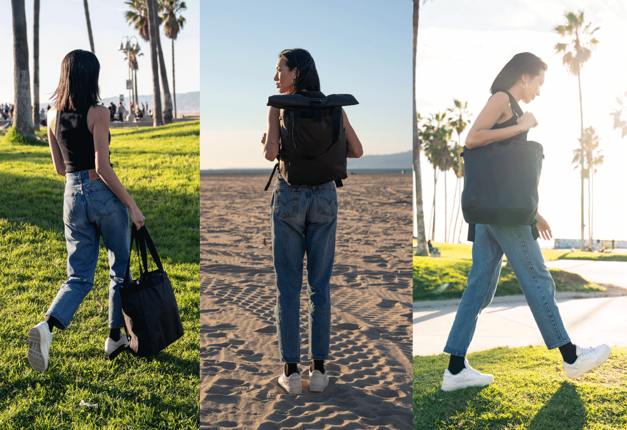 Three Ways to Carry the Tote Backpack