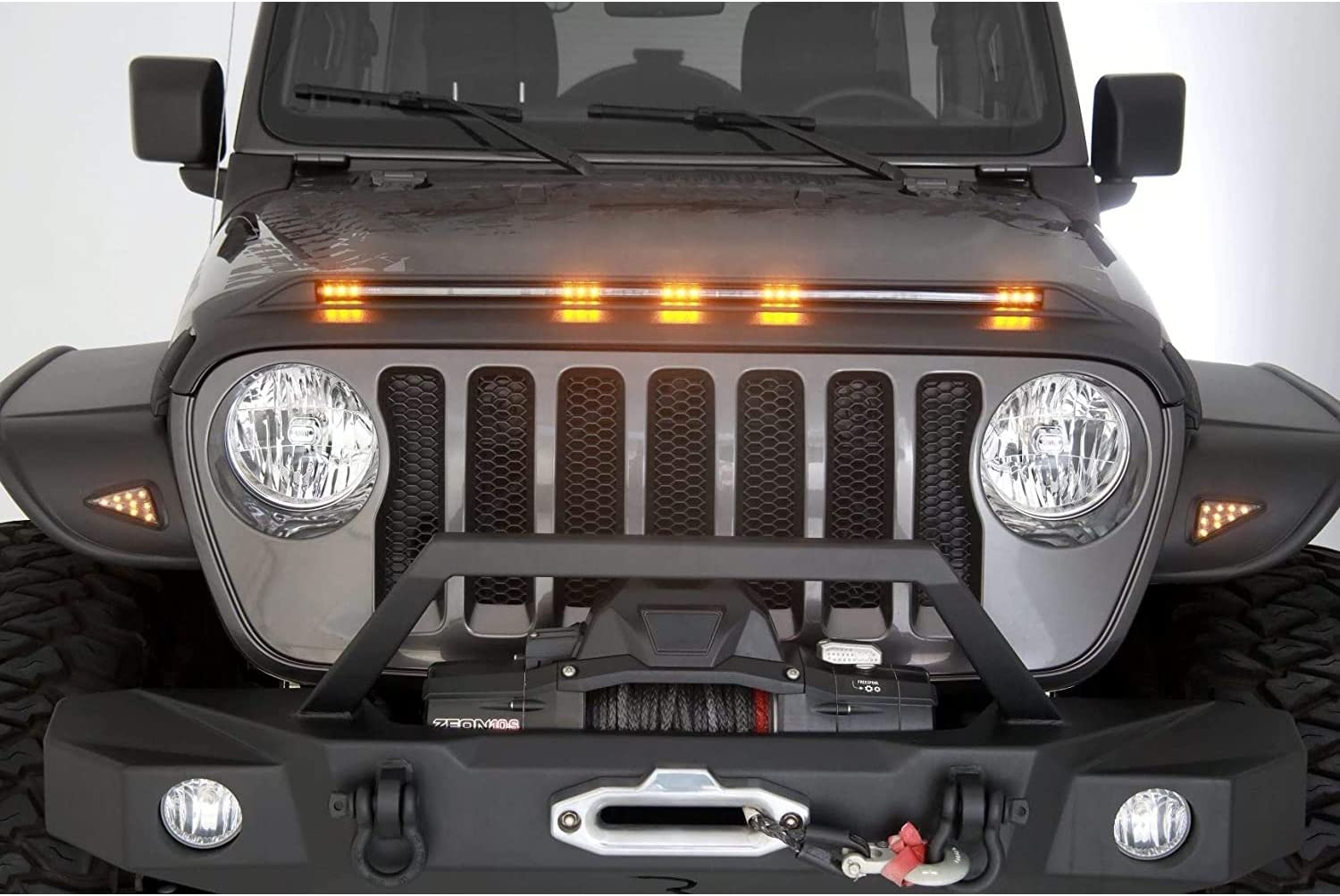 Front Hood cover with led light for Jeep wrangler JL – am-wrangler