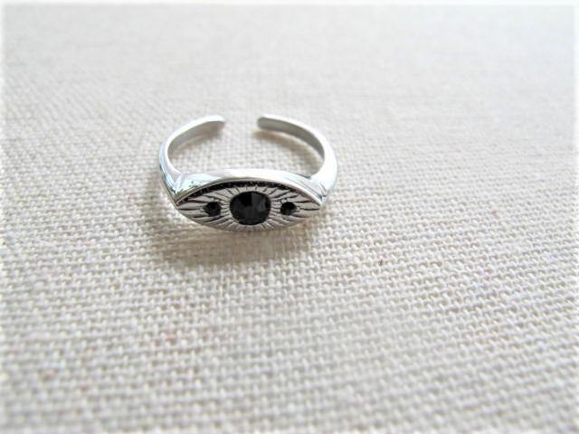 Stainless Steel Ring Black Eye Express Delivery Pasarelle