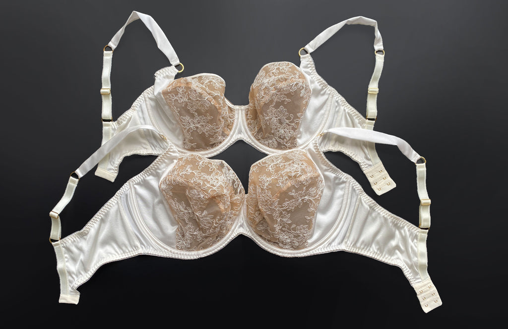38DD/E bra size: chest and cup measurements, sister sizes in