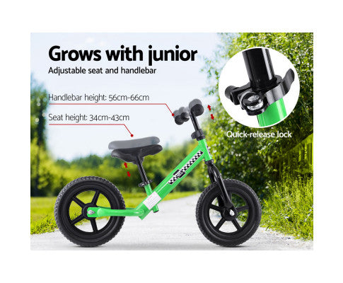 green push bike