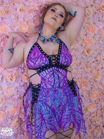 astral pixie disco dress