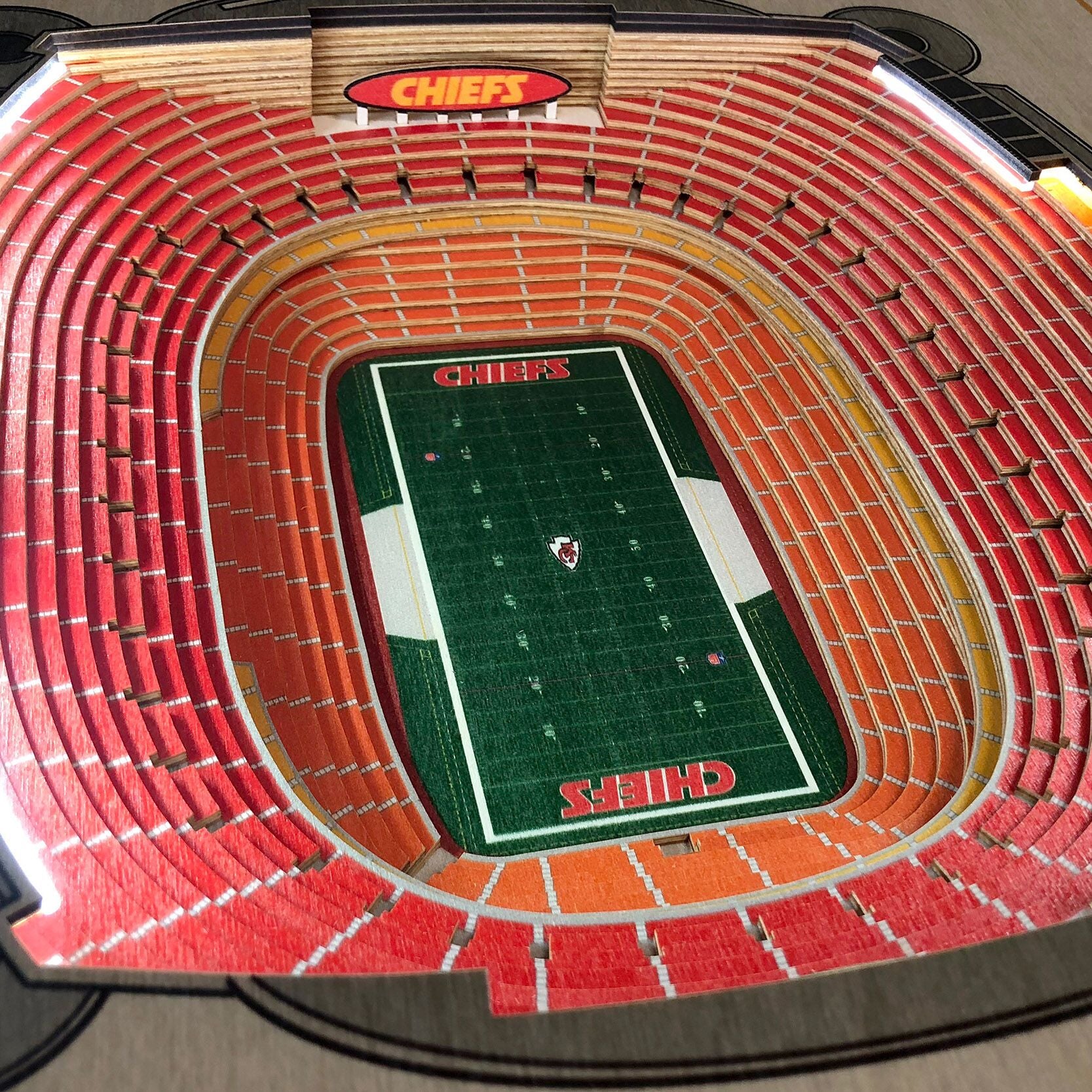 NFL 3D Stadium Wall Art - Kansas City Chiefs