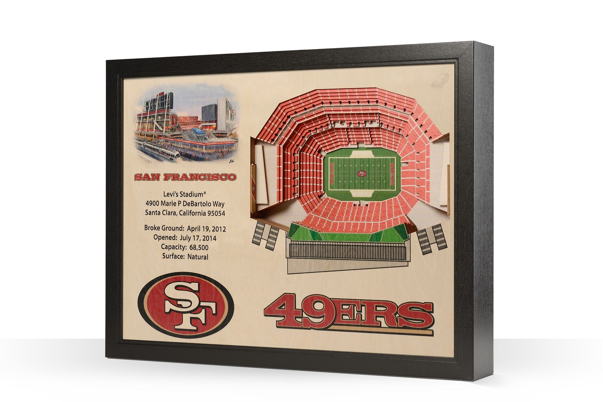 San Francisco 49ers | 3D Stadium View | Levi's Stadium | Wall Art | Wo –  Fandoms