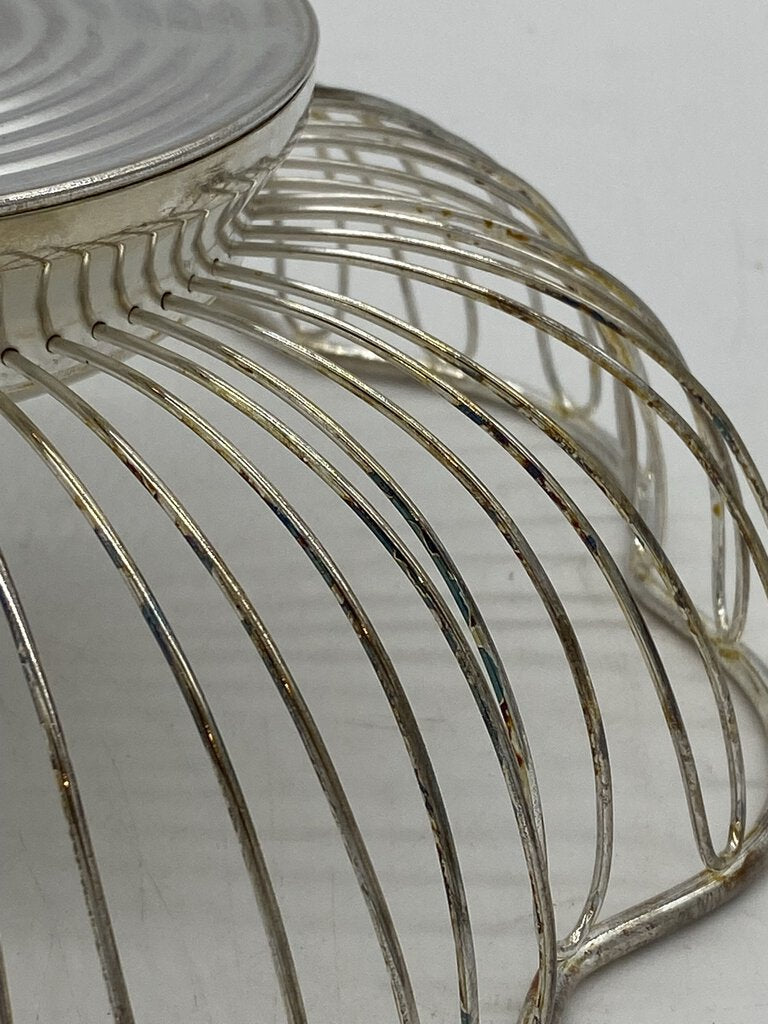 Silver Plate Wire Basket