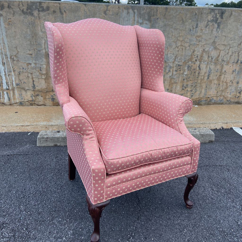 pink wingback