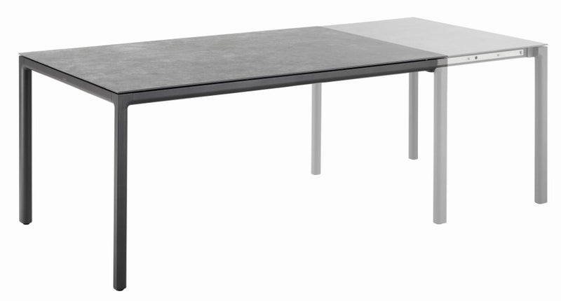 Verdrag tellen uitgebreid Solpuri, Soft uitschuifbare tafel. Verkrijgbaar in twee kleuren frame, –  jenb-shop.nl/