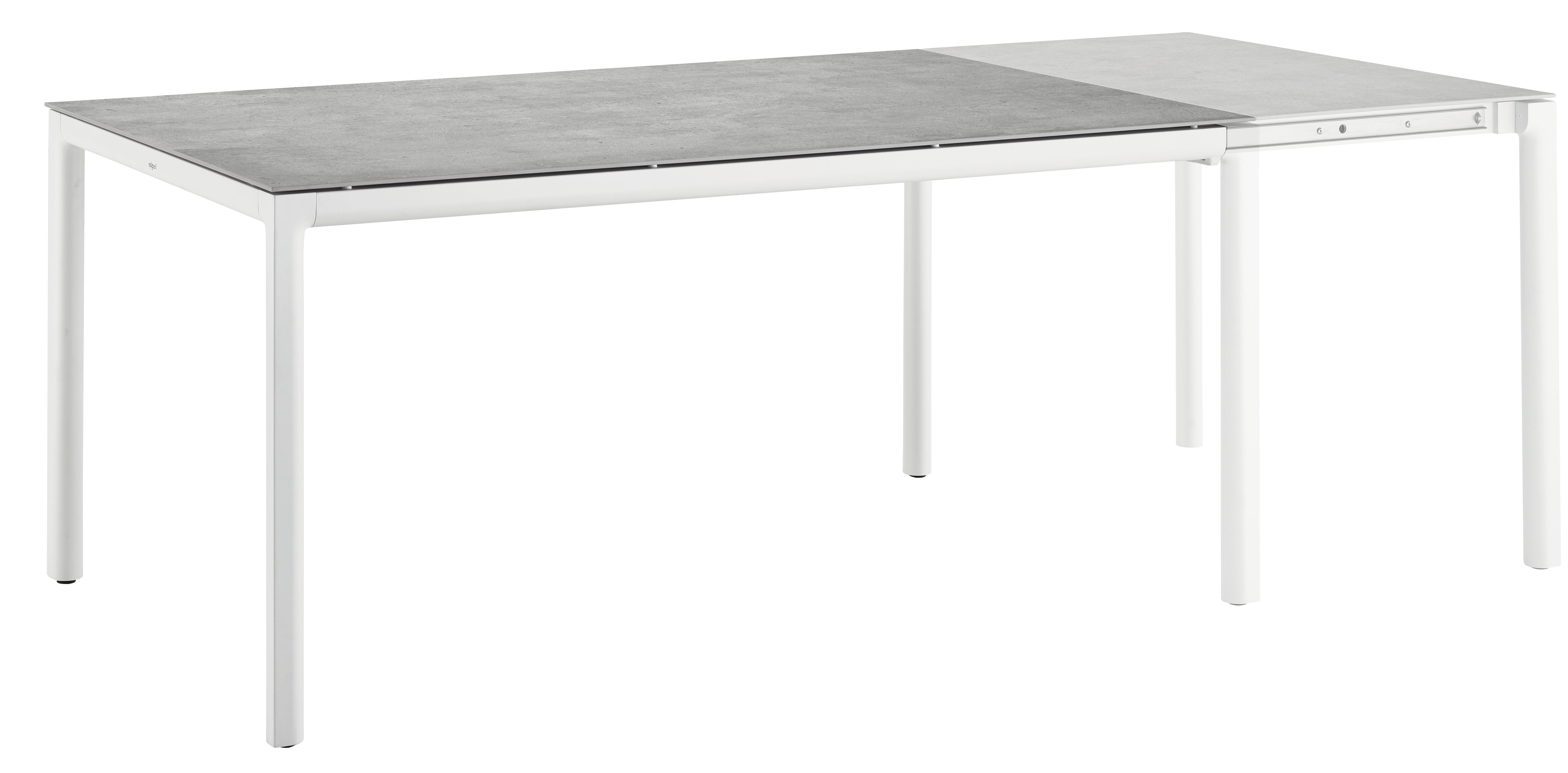 Verdrag tellen uitgebreid Solpuri, Soft uitschuifbare tafel. Verkrijgbaar in twee kleuren frame, –  jenb-shop.nl/