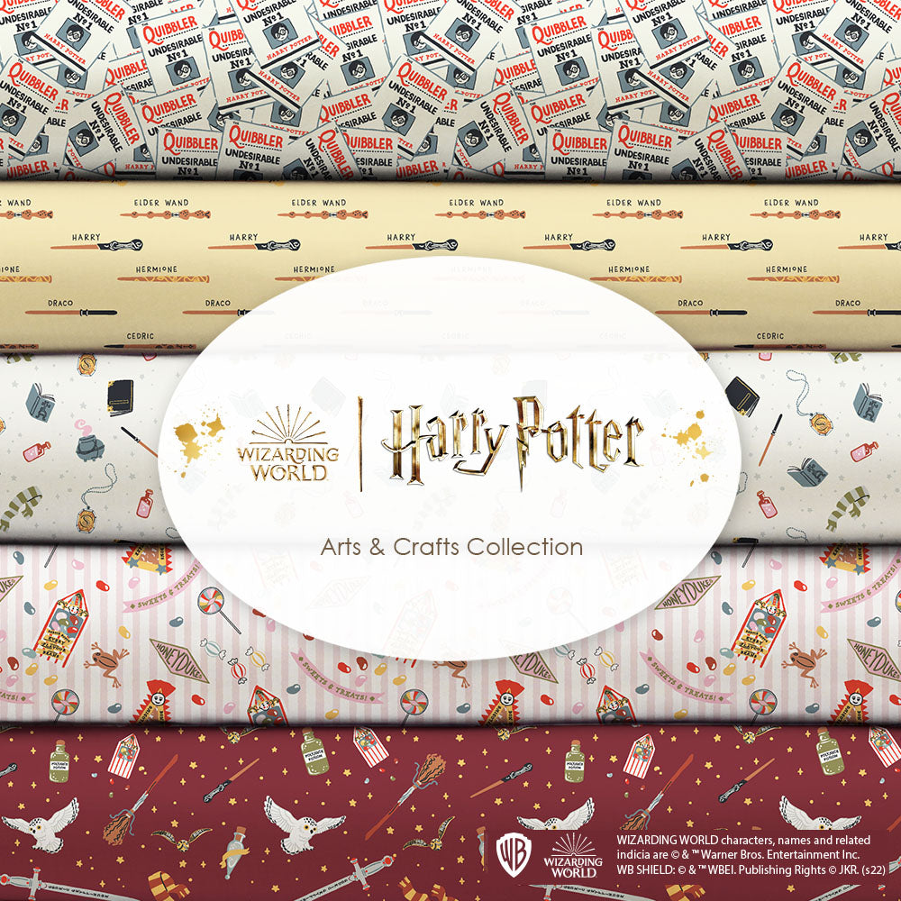 La Couture Créative - 4 m de tissus Harry potter (10 × 20 cm X 2