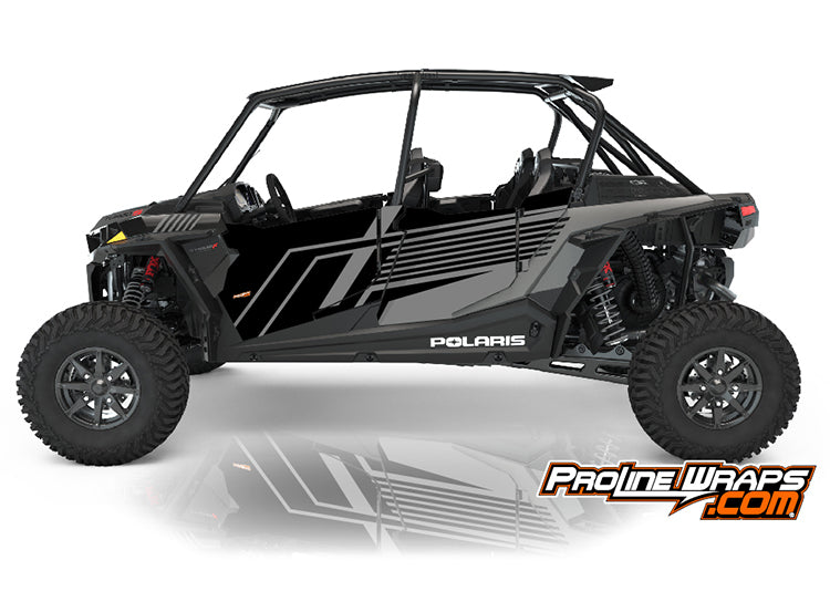 2021 Polaris RZR XP4 Turbo S Four Door Factory Graphic Kit Lifted