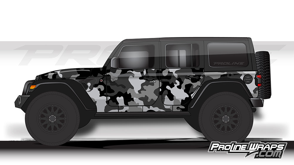 Proline Wraps - Jeep Wrangler JL Wrap Kit 4DR - Topo