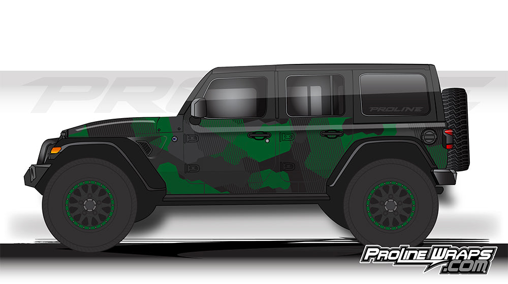 Proline Wraps - Jeep Wrangler JL Wrap Kit 4DR - Camo