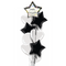 Black & White Birthday Foil Balloon Bouquet With Free Lily O Brien Chocolate Set