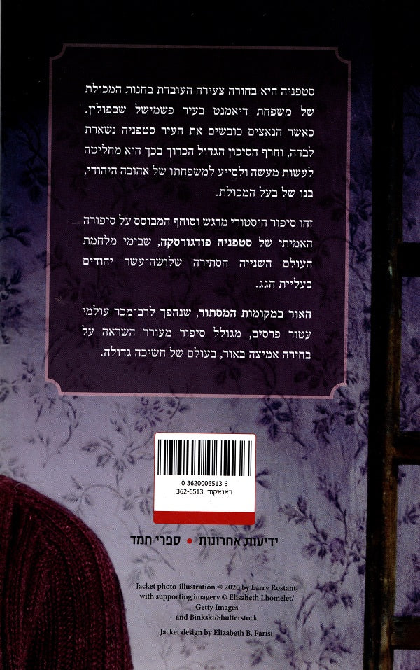 The Light In Hidden Places Sharon Cameron Book In Hebrew