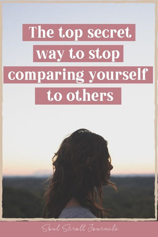 stop comparing yourself to others