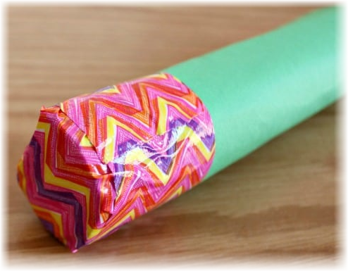 boucher tube de la tirelire papier