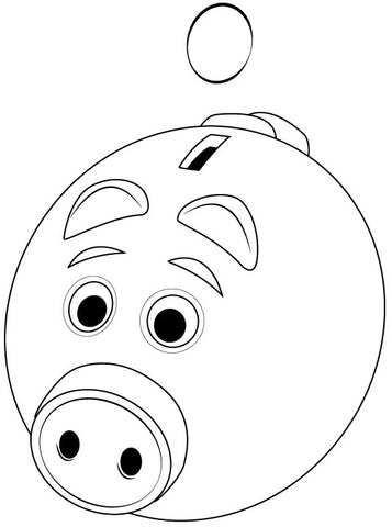 dessiner cochon tirelire