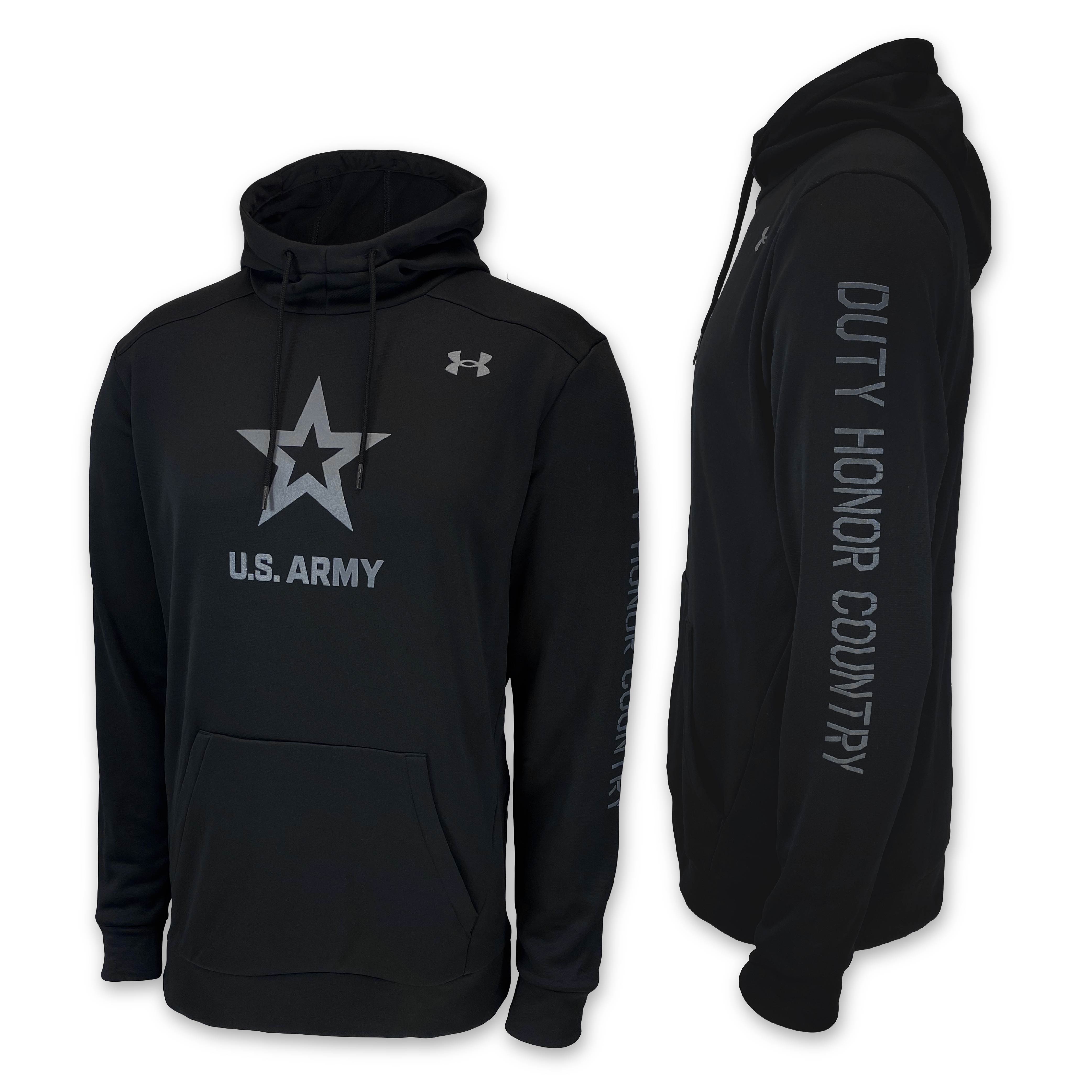 Army Star Logo Performance 1/4 Zip (Charcoal)