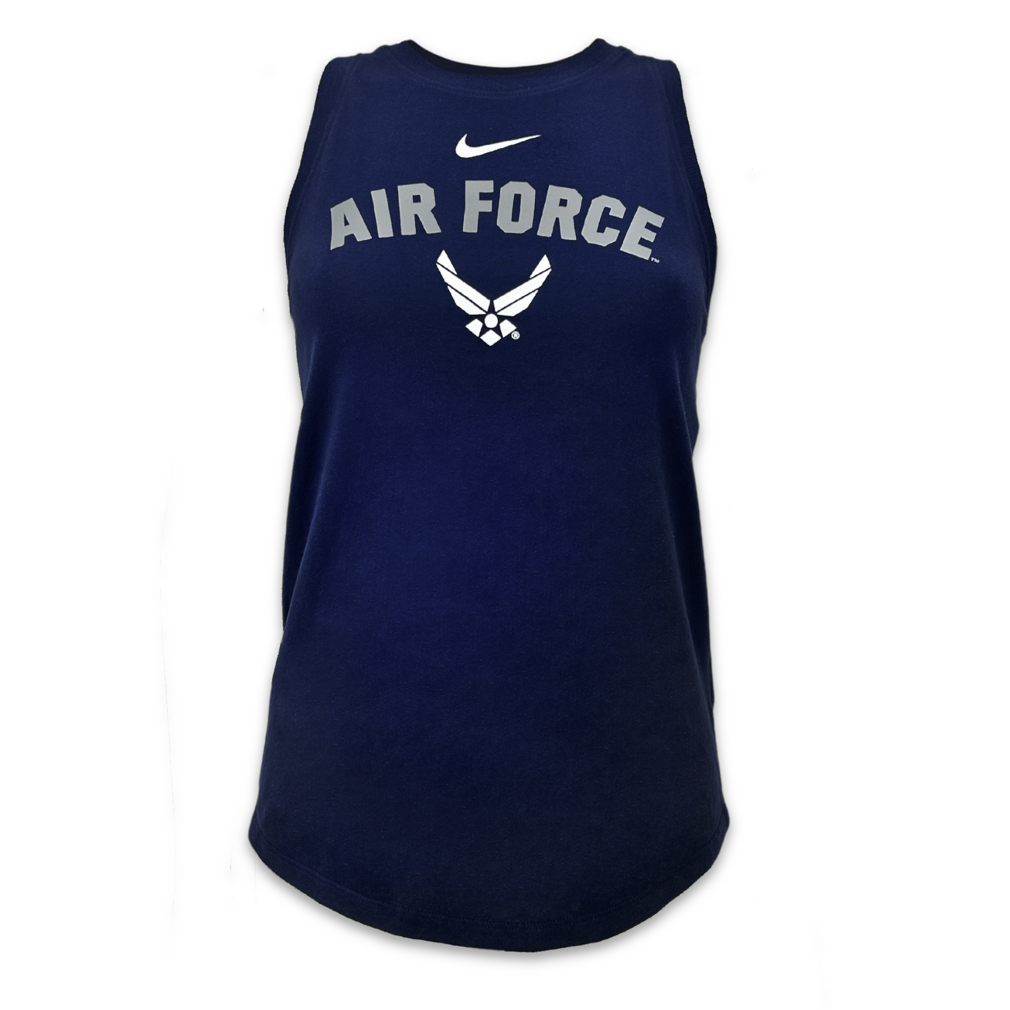 hacerte molestar Faringe Sobretodo Air Force Nike Dri-Fit Cotton Tomboy Tank (Navy)
