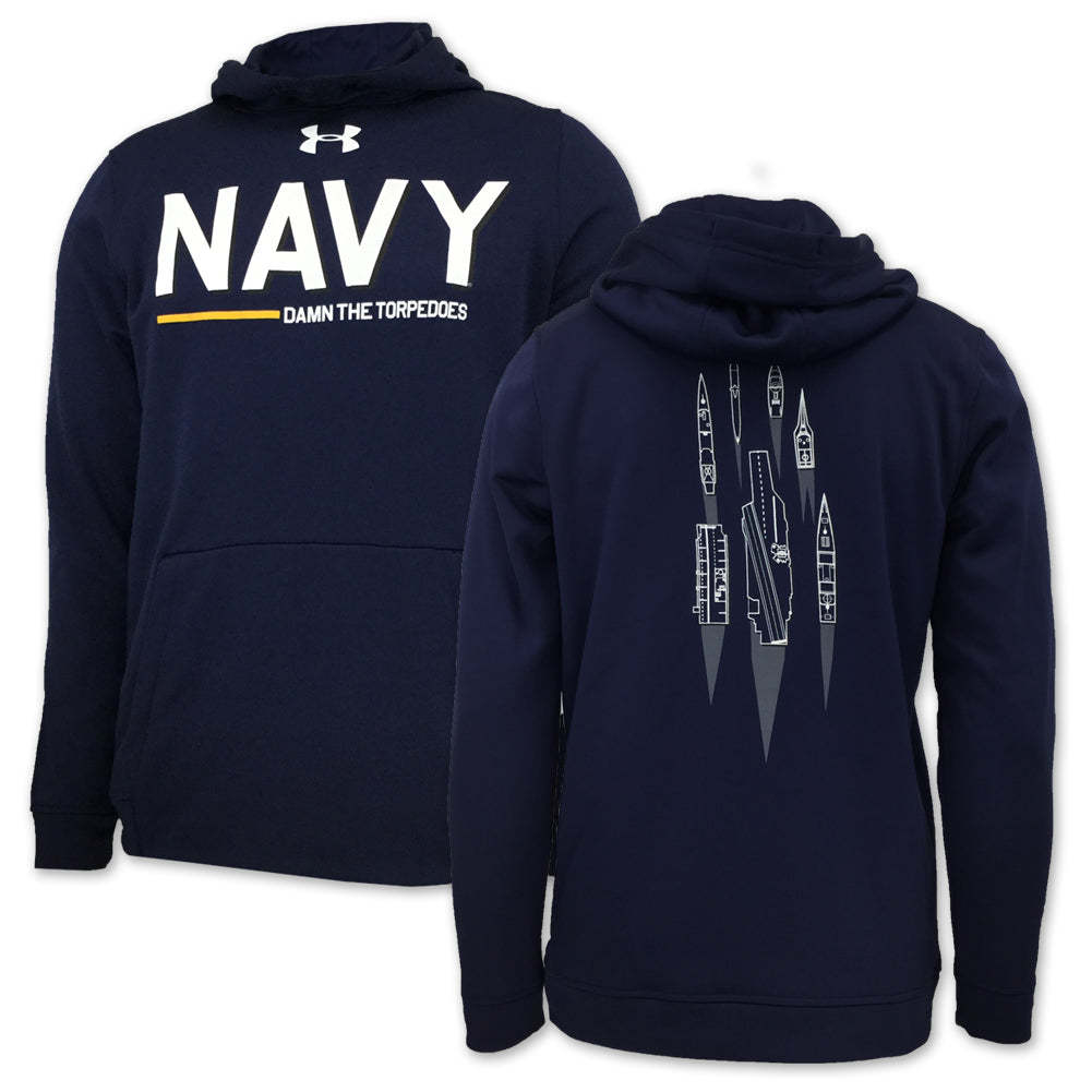 Navy Under Armour Damn The Torpedoes 