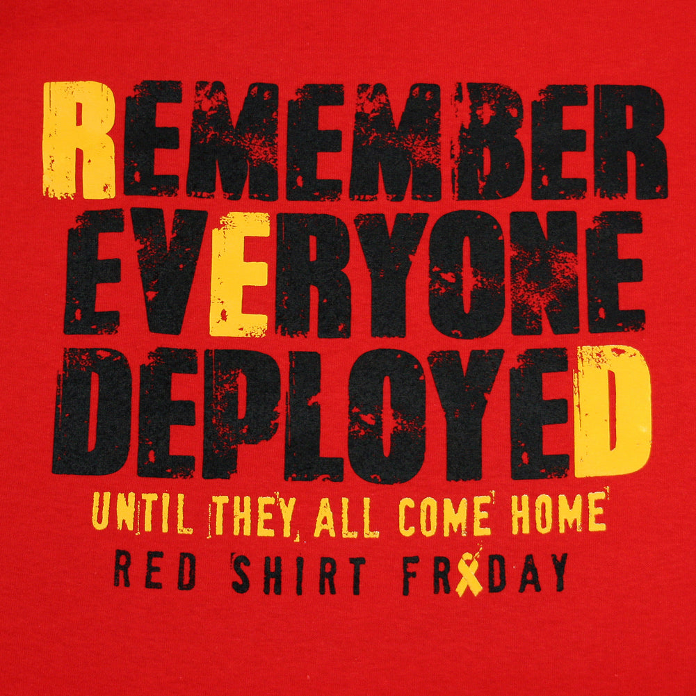 remember everyone deployed womens shirt