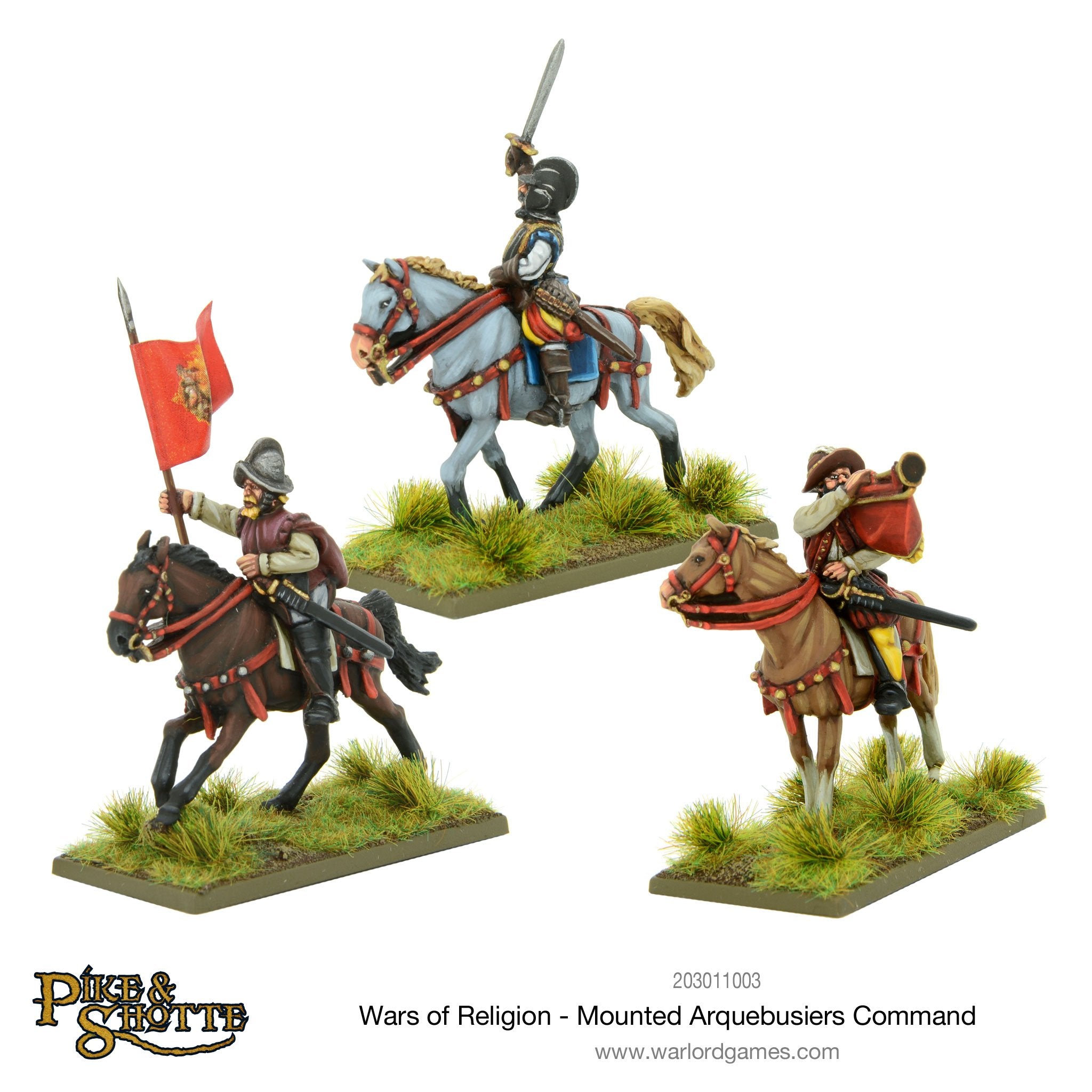 Wars Of Religion Mounted Arquebusiers Command Warlord Games Ltd