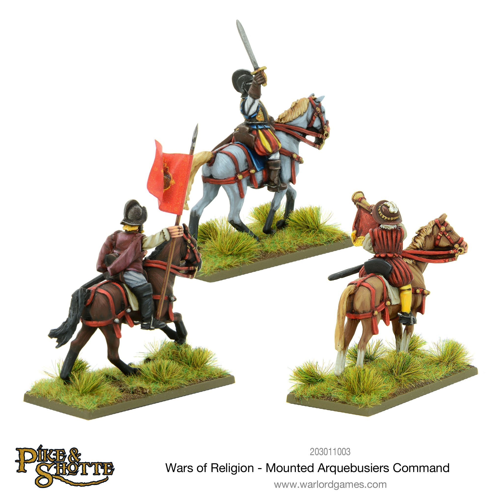 Wars Of Religion Mounted Arquebusiers Command Warlord Games Ltd