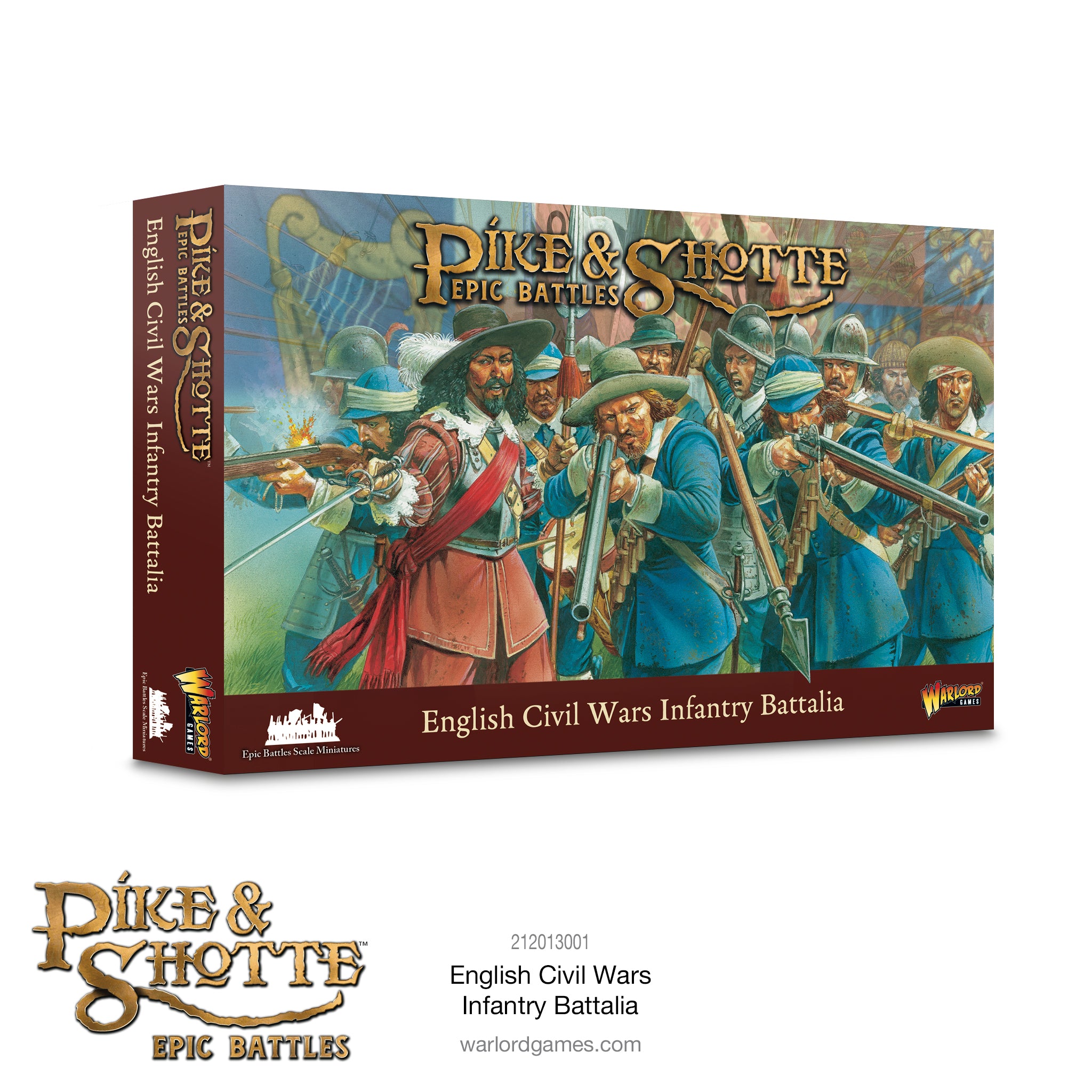 Pike and Shotte Epic Battles - English Civil Wars Infantry Battalia  -  Warlord Games
