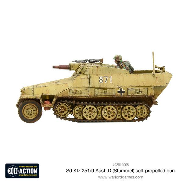 Sd Kfz 251 9 Ausf D Stummel Half Track Warlord Games Ltd