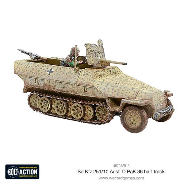 Sd Kfz 251 10 Ausf D 37mm Pak Half Track Warlord Games Ltd