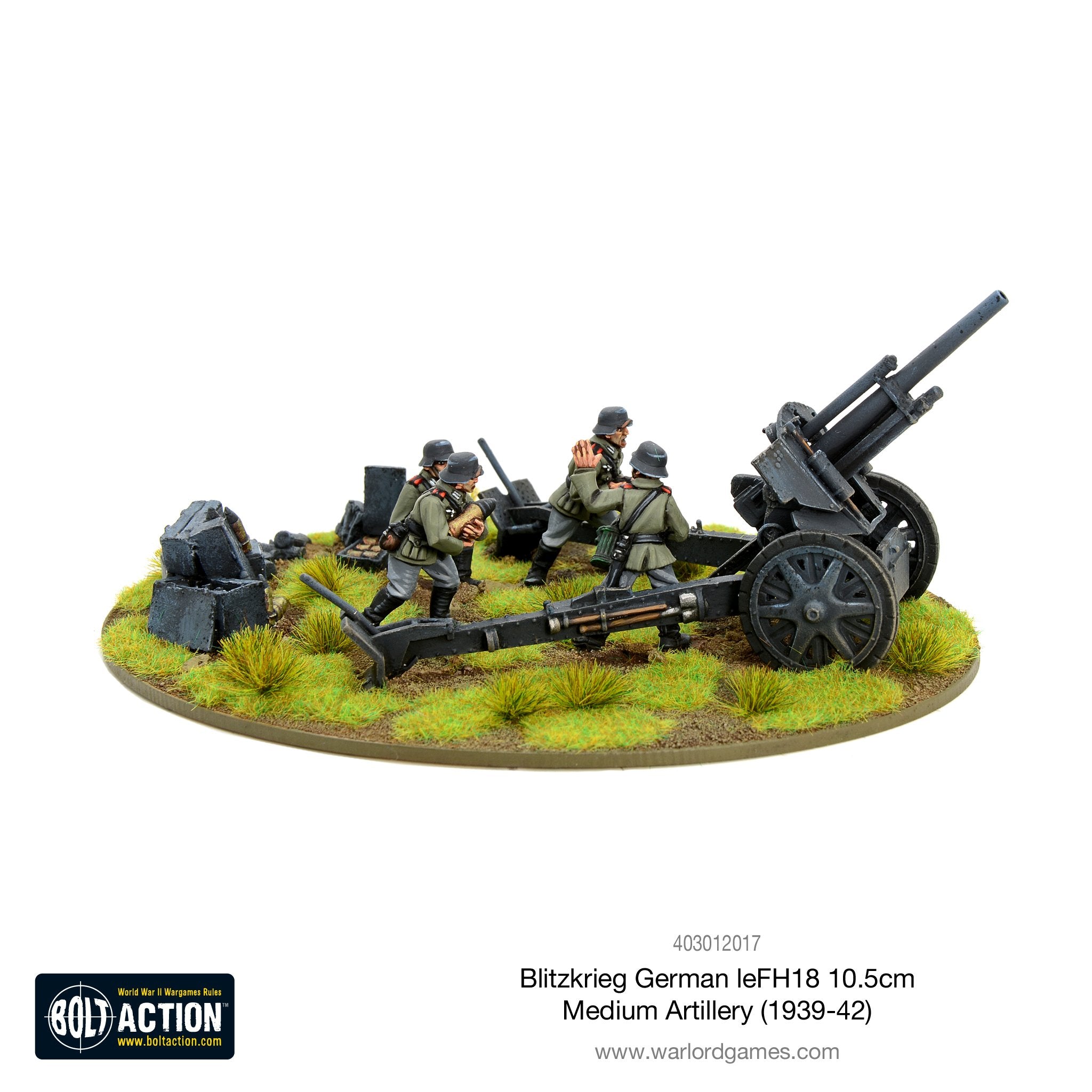 Blitzkrieg German Lefh 18 10 5cm Medium Artillery 1939 42 Warlord Games Ltd