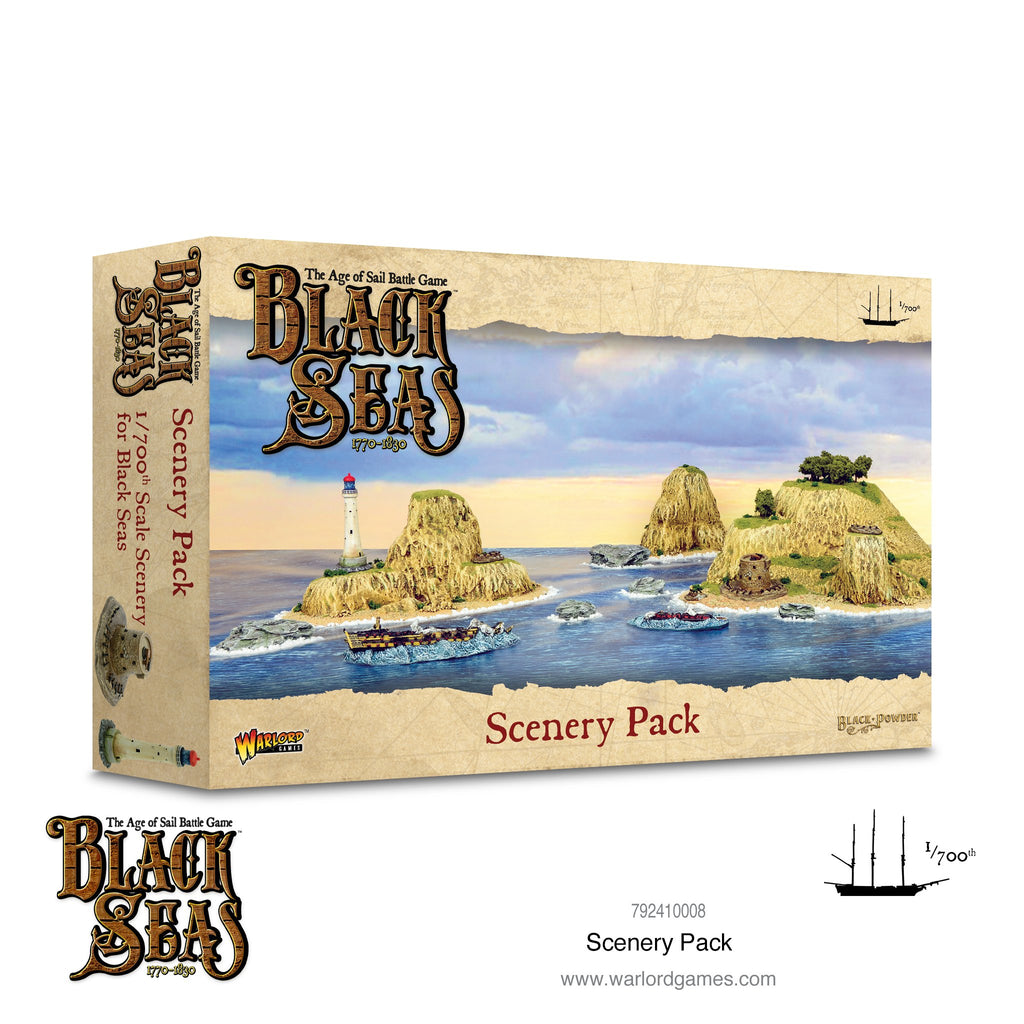 Black Seas Scenery Pack -  Warlord Games