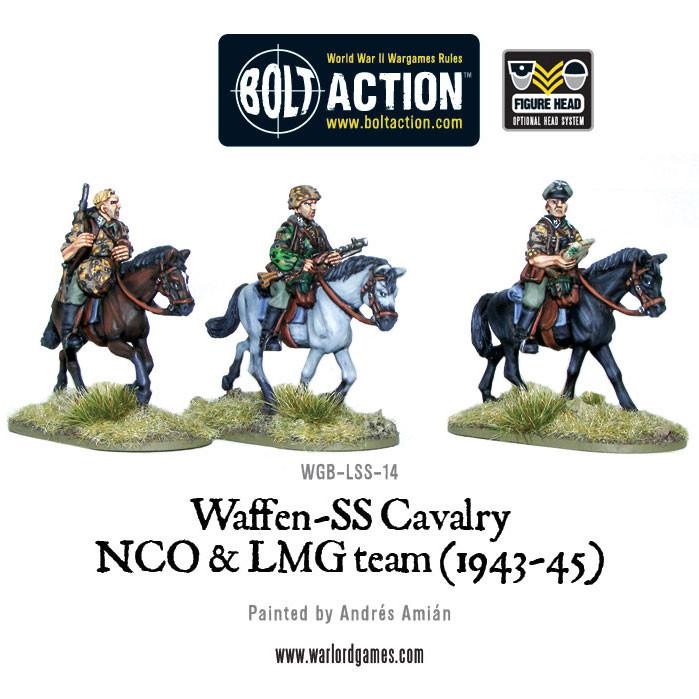 Waffen SS Cavalry NCO & LMG 1942-45 – Warlord Games Ltd