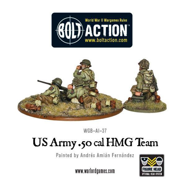 Us Army 50 Cal Hmg Team Warlord Games Ltd