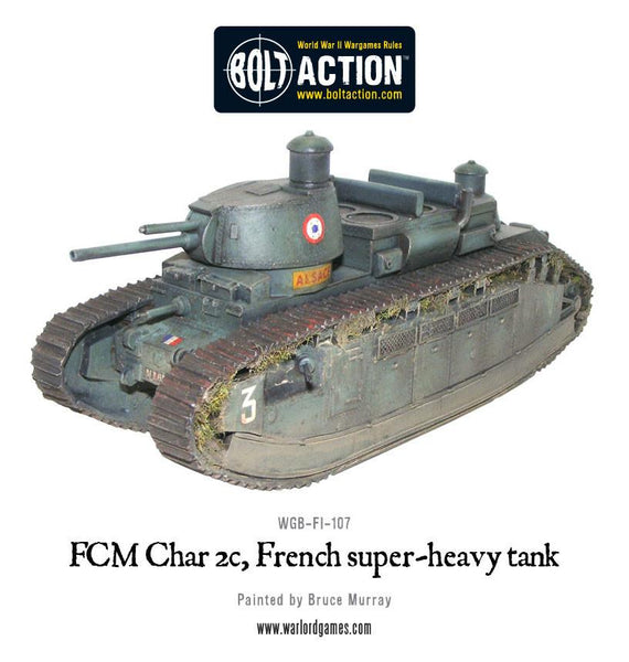 Fcm Char 2c Super Heavy Tank Warlord Games Ltd