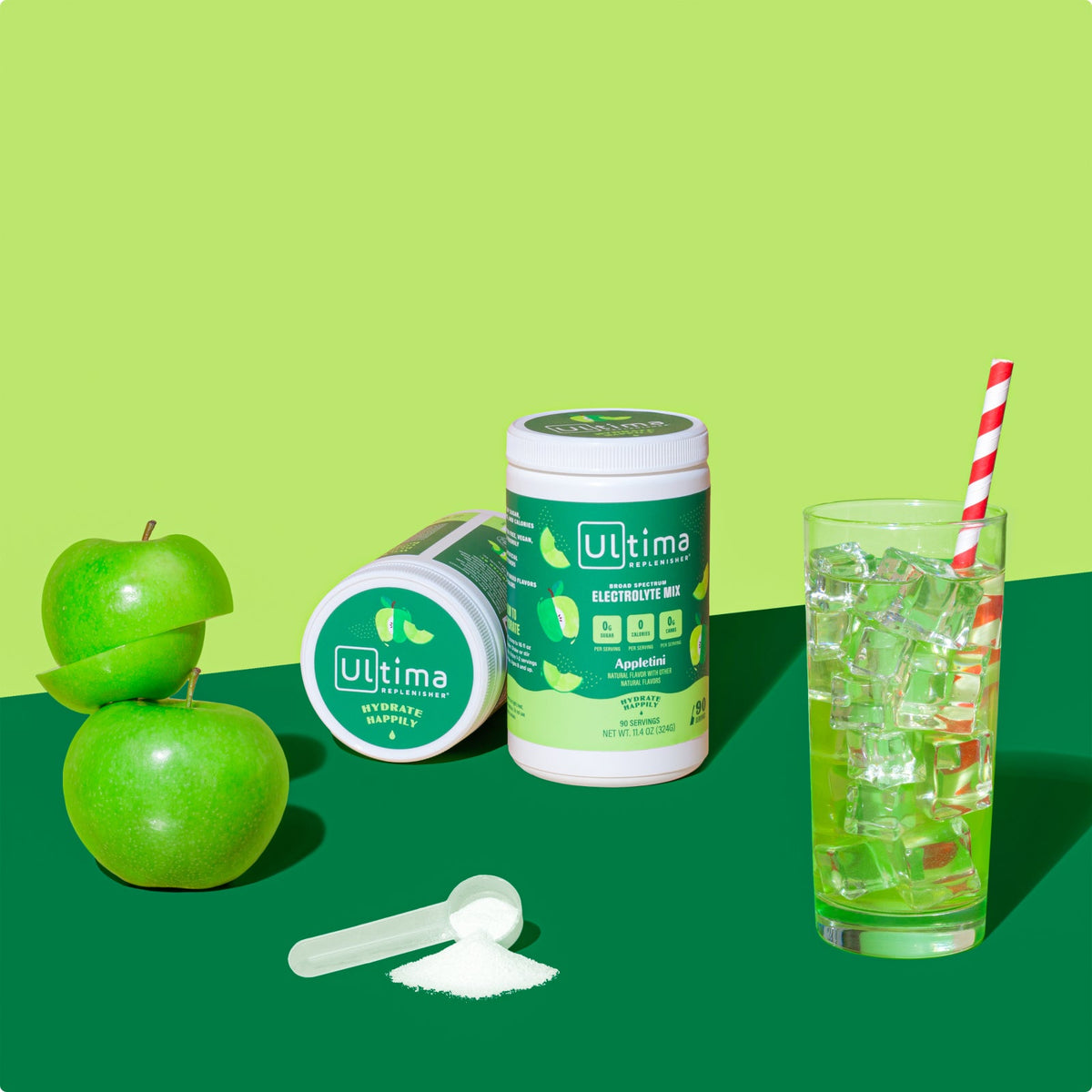 Appletini Mocktini electrolyte drink mix