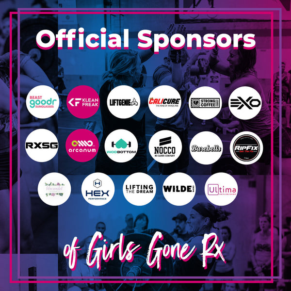 Sponsor list for Girls Gone Run 4 Boobs Virtual 5k including Ultima Replenisher